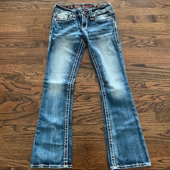 NWOT Rock Revival Yui Boot Stretch Jeans Size 28 - Picture 5 of 9